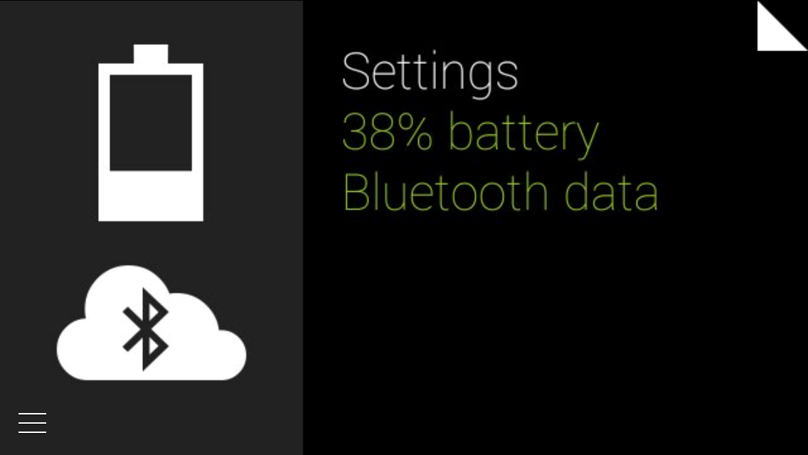 Google Glass Settings