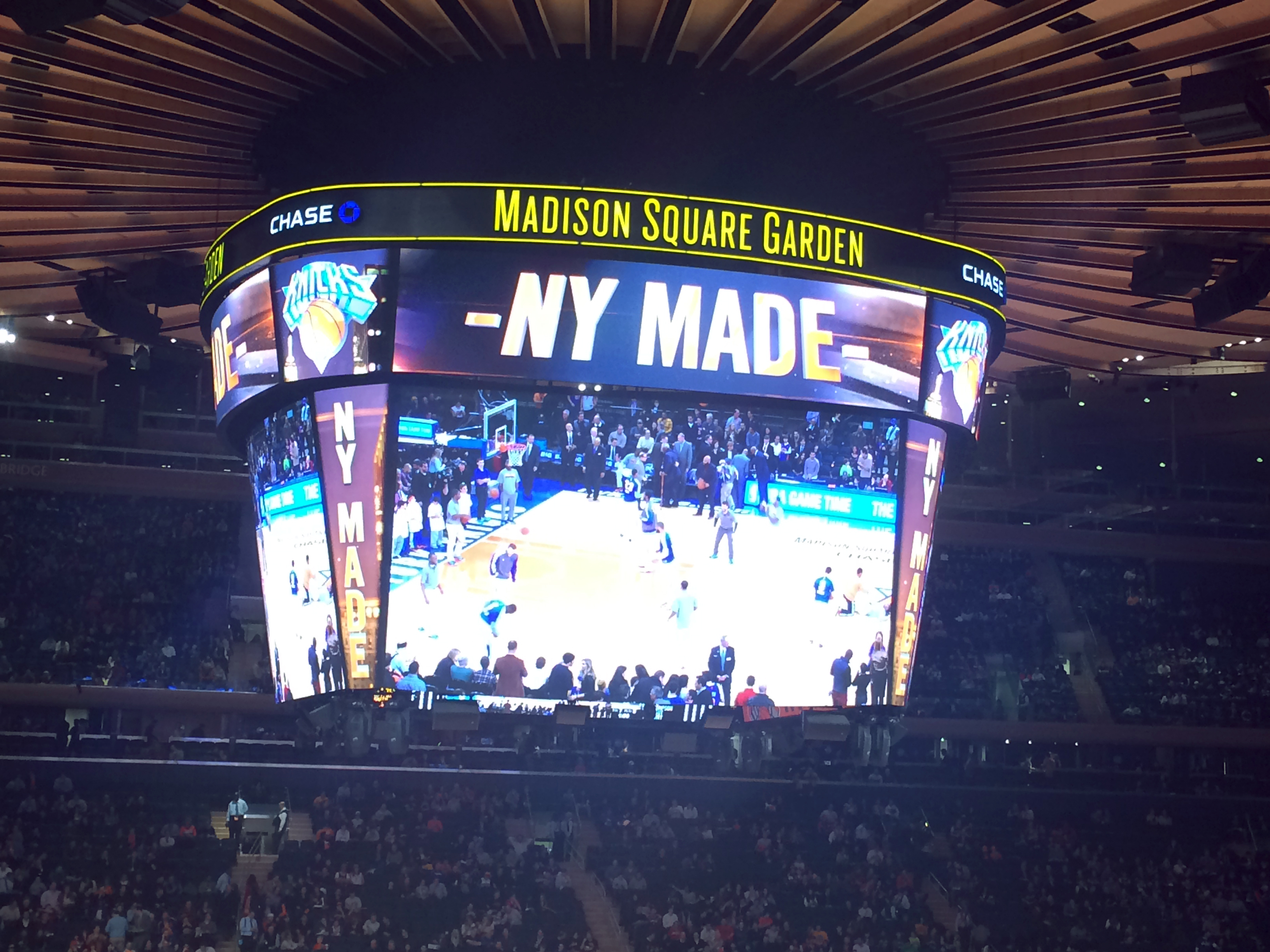 My First NBA Show: Knicks vs Warriors